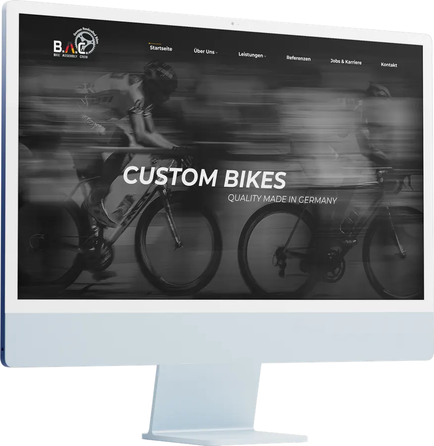 Custom Bikes – Website · Fahrradmanufaktur