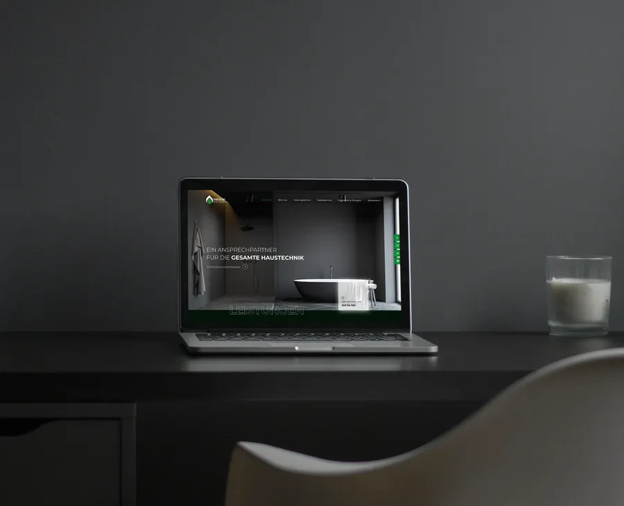 Haustechnik – Website · Bad, Heizung, Energie